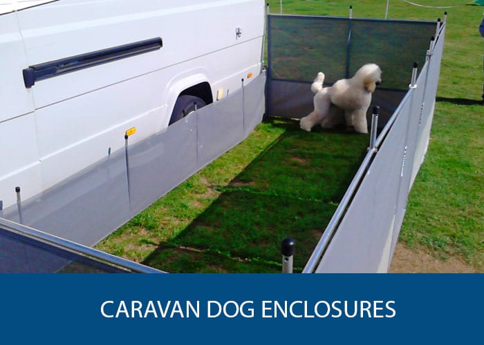 dog run for caravan